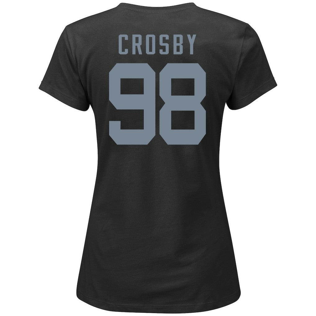Maxx Crosby  Women's Plus Size Name & Number V-Neck T-Shirt - Las Vegas Raiders T-shirts