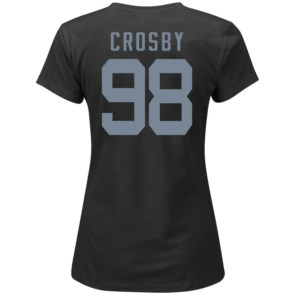 Maxx Crosby  Women's Plus Size Name & Number V-Neck T-Shirt - Las Vegas Raiders T-shirts