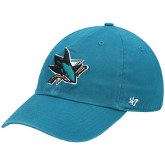 NHL San Jose Sharks '47 Team Clean Up Adjustable Hat
