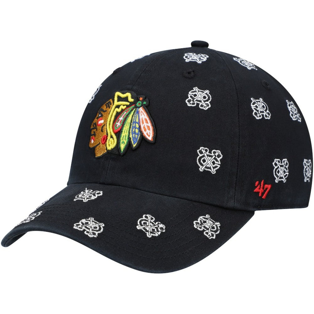 NHL Chicago Blackhawks '47 Women's Confetti Clean Up Adjustable Hat