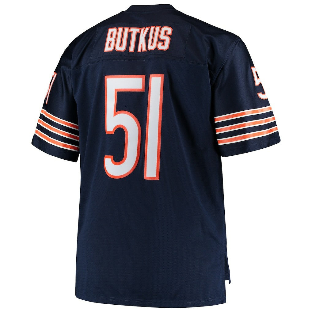 Dick Butkus  Big & Tall 1966 Retired Player Replica Jersey - Chicago Bears Jerseys