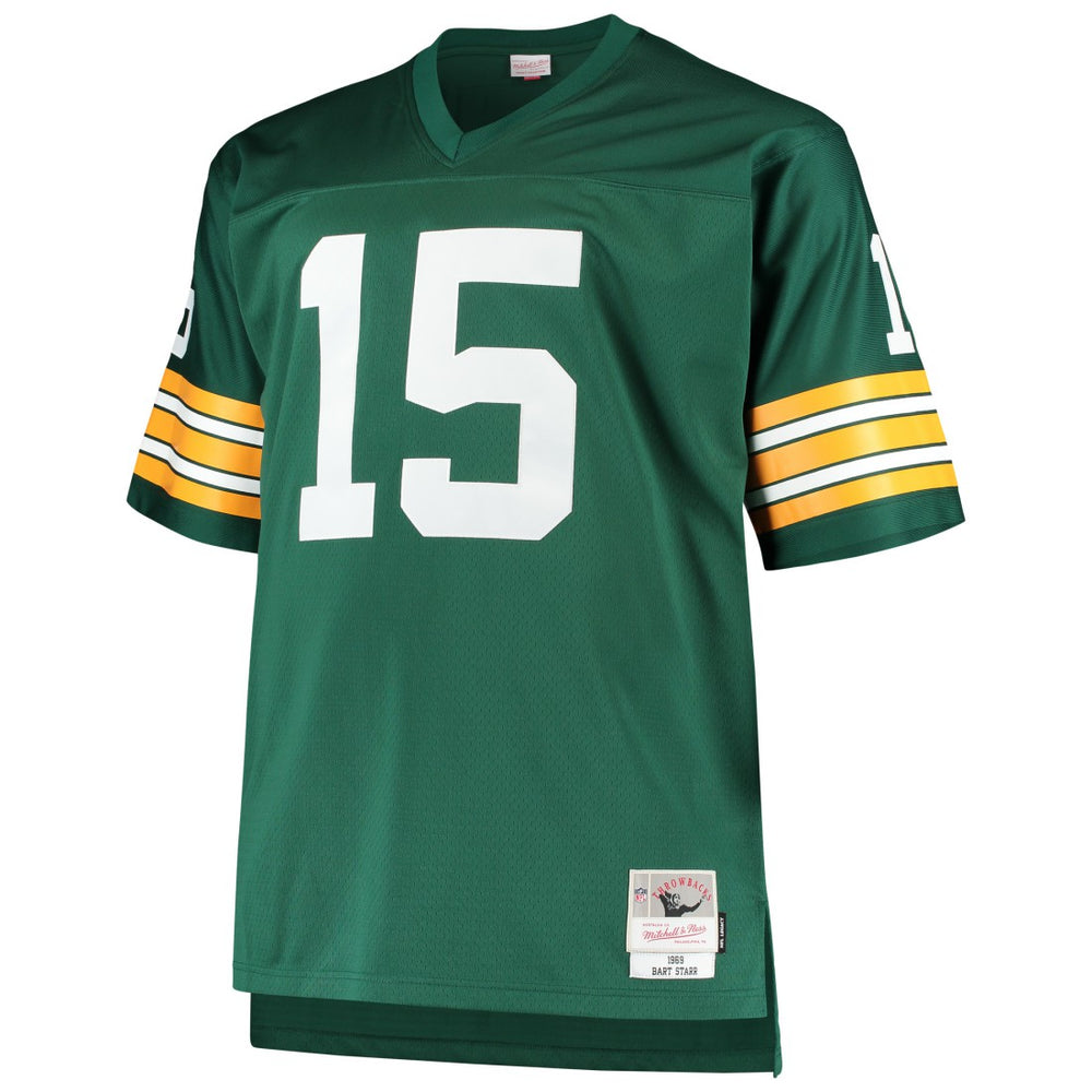 Bart Starr  Big & Tall 1968 Retired Player Replica Jersey - Green Bay Packers Jerseys