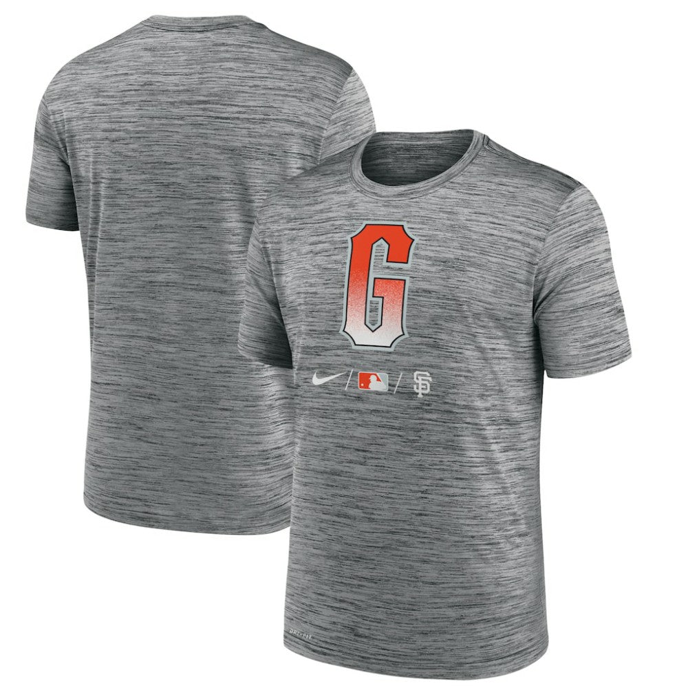 Anthracite San Francisco Giants Nike City Connect Practice T-Shirt