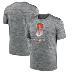 Anthracite San Francisco Giants Nike City Connect Practice T-Shirt