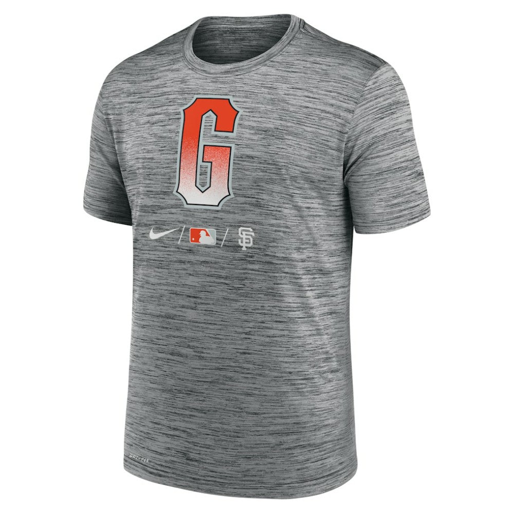 Anthracite San Francisco Giants Nike City Connect Practice T-Shirt