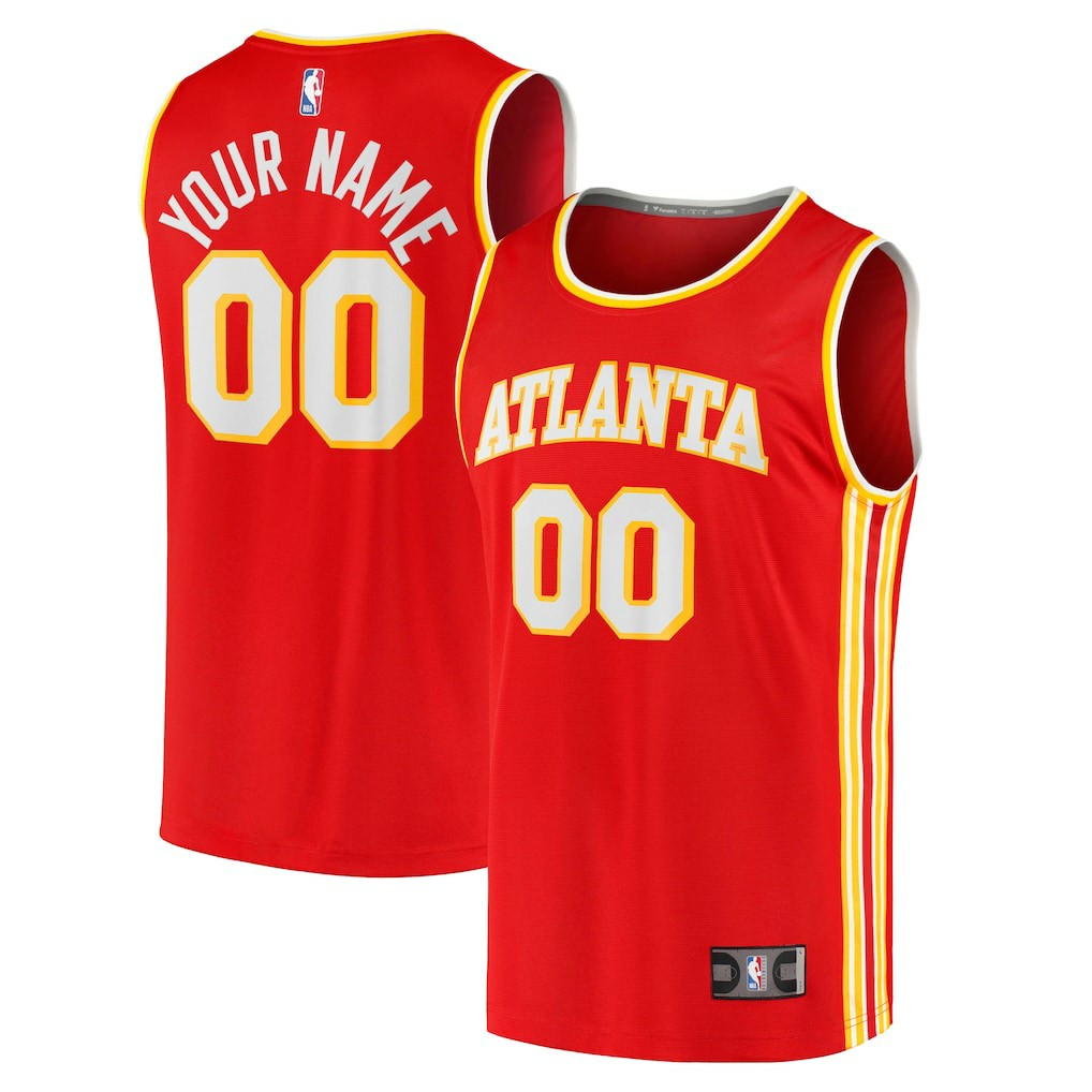 Fanatics Atlanta Hawks Fast Break Replica Custom Jersey