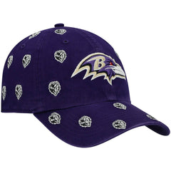 '47 Women's Confetti Clean Up Head Logo Adjustable Hat - Baltimore Ravens Hats