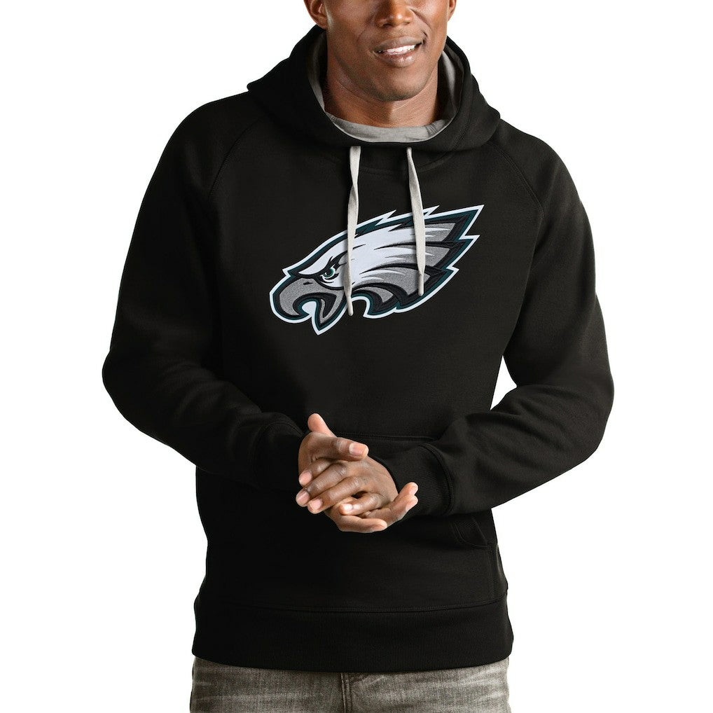 Antigua Victory Pullover Hoodie - Philadelphia Eagles Hoodies