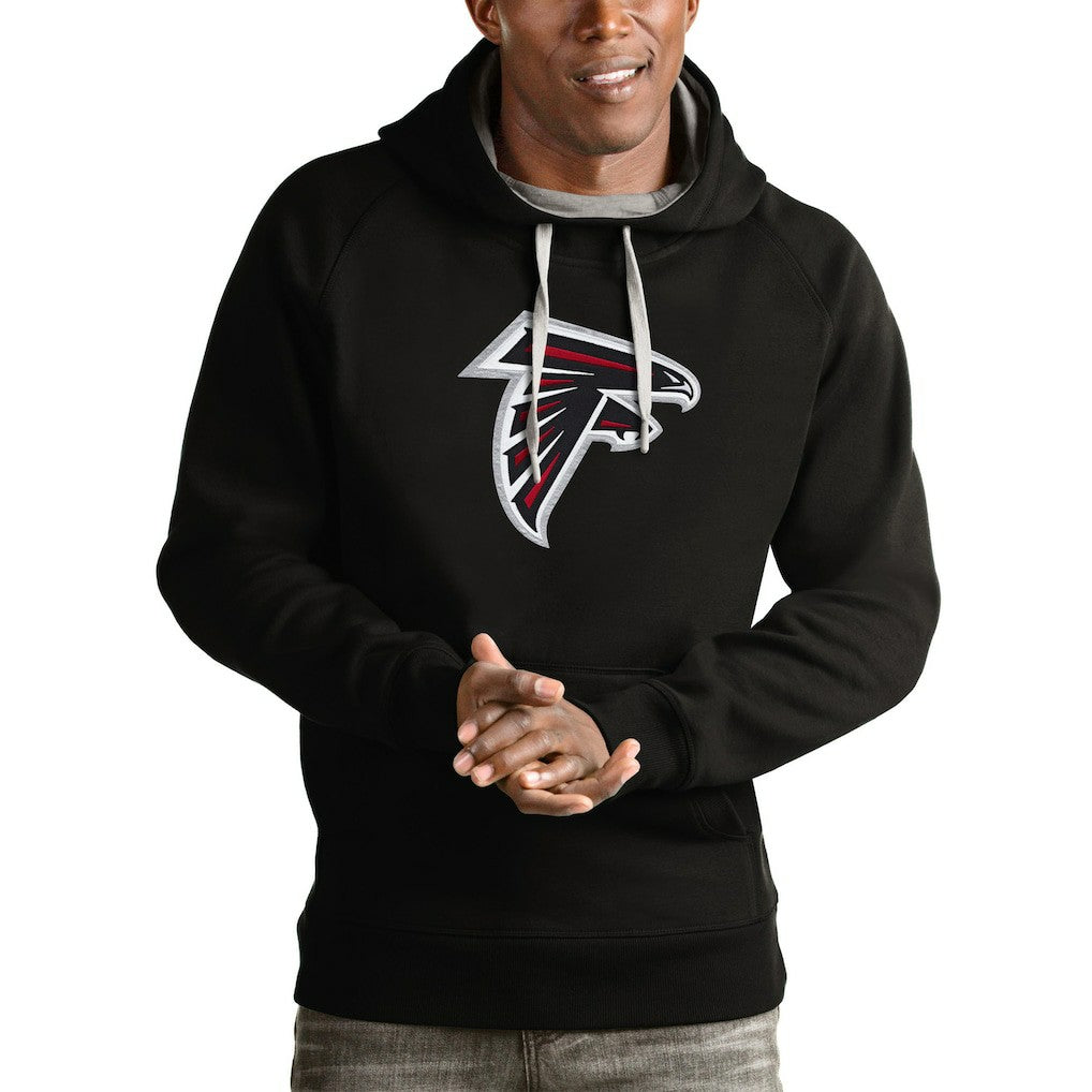 Antigua Victory Pullover Hoodie - Atlanta Falcons Hoodies