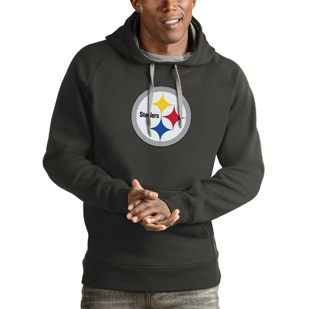 Antigua Victory Pullover Hoodie - Pittsburgh Steelers Hoodies