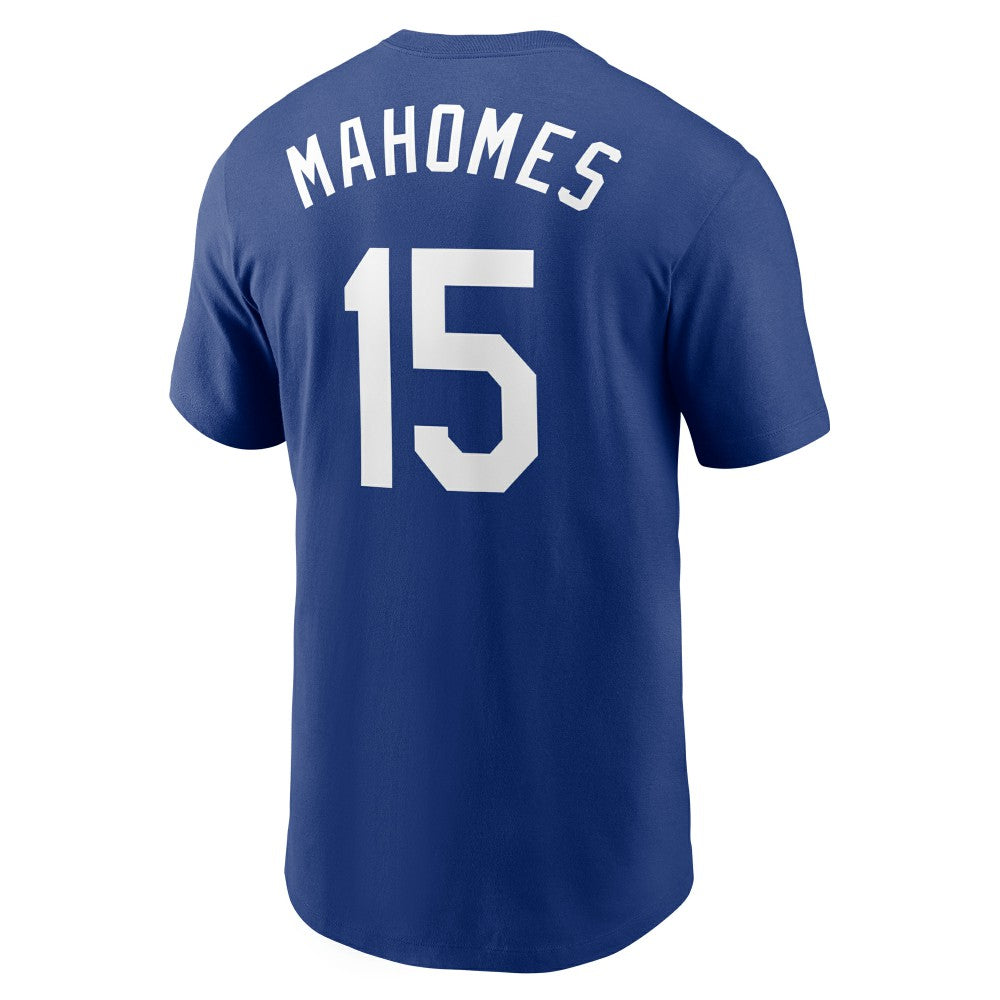 Royal Patrick Mahomes Kansas City Royals Nike Name & Number T-Shirt