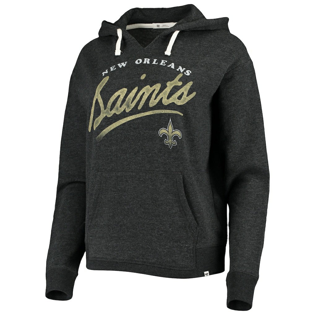 '47 Women's Cross Script Emerson Hoodie - New Orleans Saints Hoodies