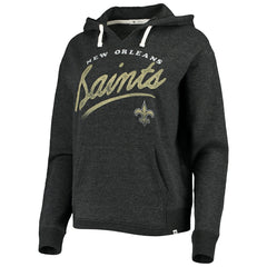 '47 Women's Cross Script Emerson Hoodie - New Orleans Saints Hoodies