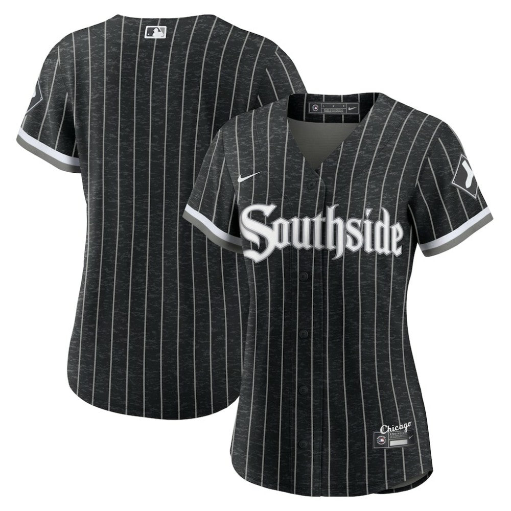 Black Chicago White Sox Nike Women's City Connect Replica Jersey