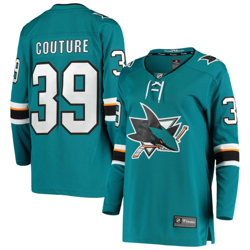 NHL Logan Couture San Jose Sharks Fanatics Women's Breakaway Home Player Jersey