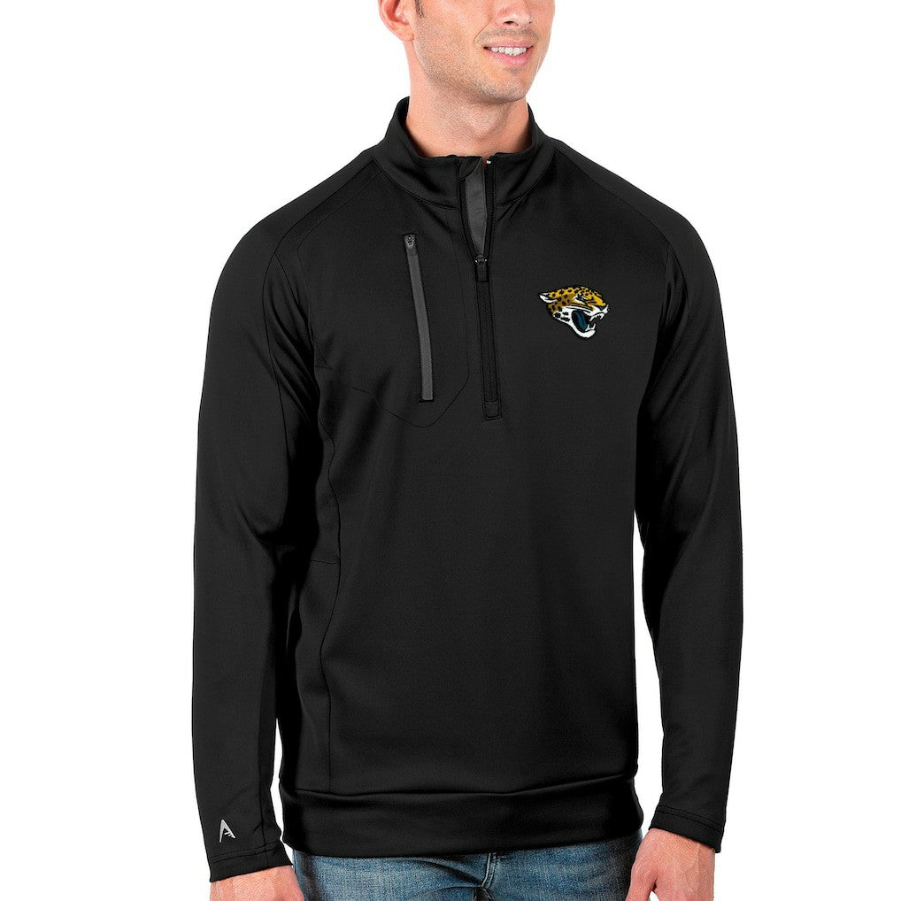 Antigua Generation Quarter-Zip Pullover Jacket - Jacksonville Jaguars Pullover