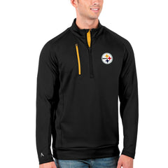 Antigua Generation Quarter-Zip Pullover Jacket - Pittsburgh Steelers Pullover