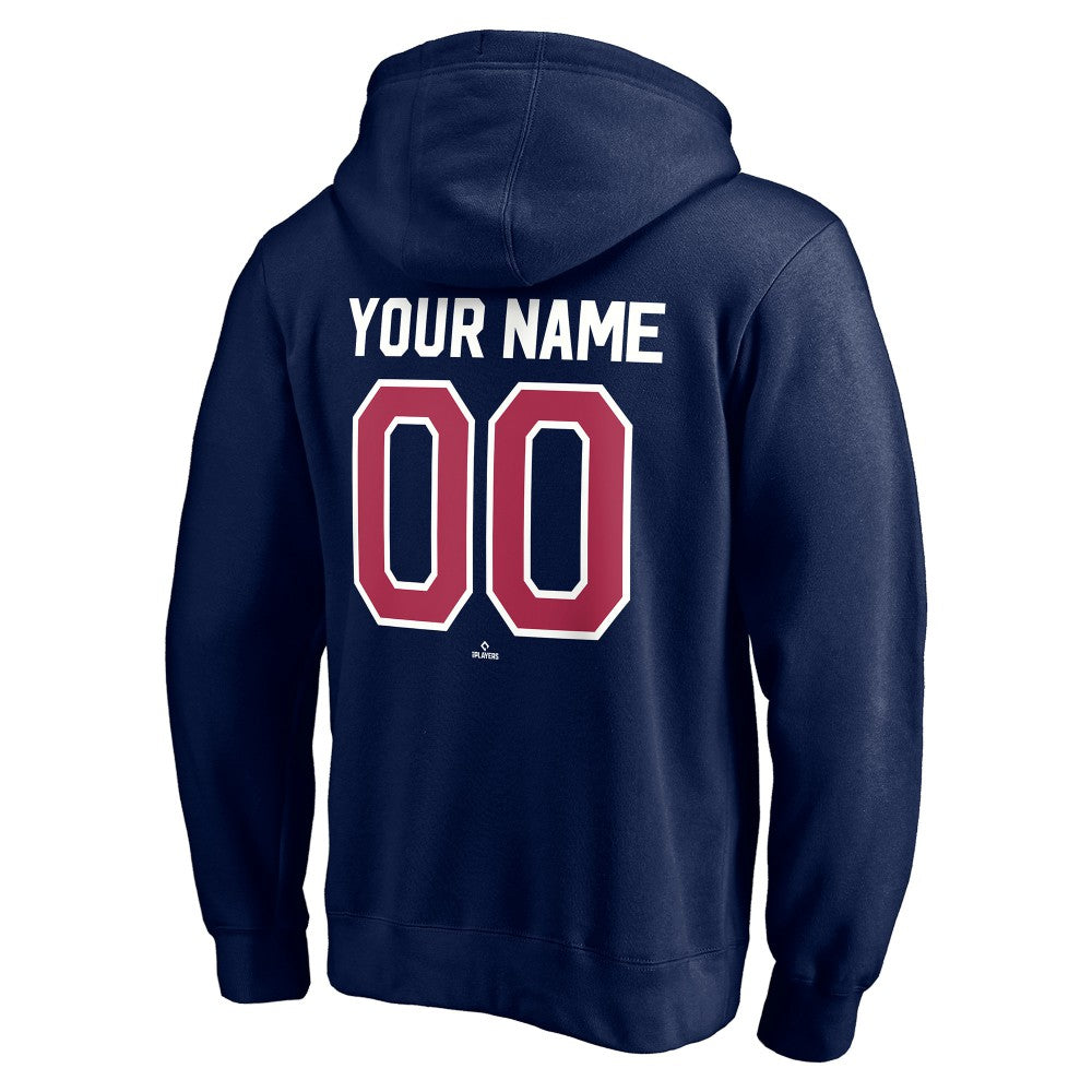 Navy Los Angeles Angels Cooperstown Winning Streak Personalized Name & Number Pullover Hoodie