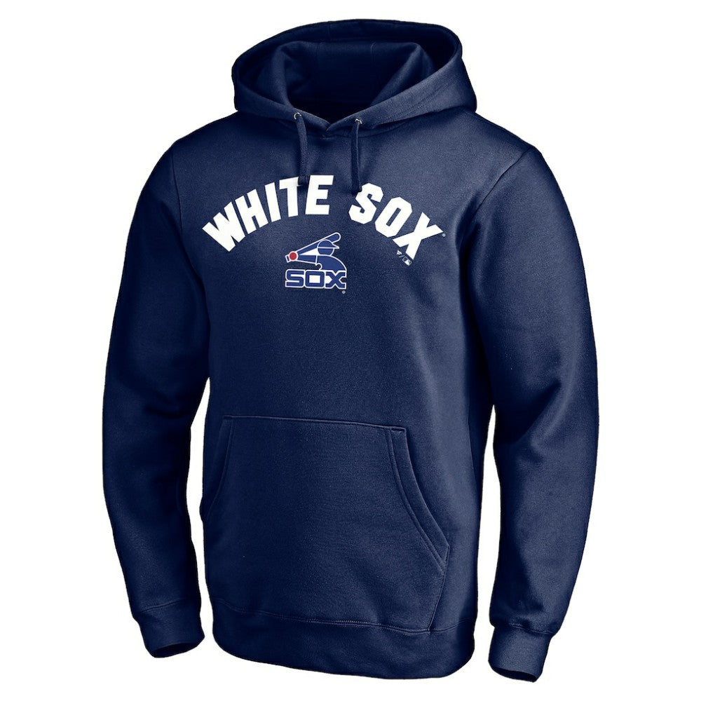 Navy Chicago White Sox Cooperstown Winning Streak Personalized Name & Number Pullover Hoodie