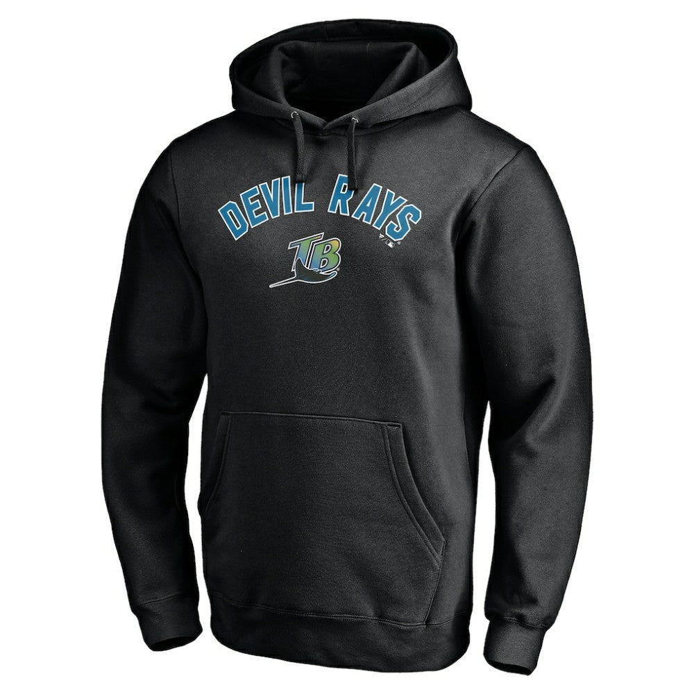 Black Tampa Bay Rays Cooperstown Winning Streak Personalized Name & Number Pullover Hoodie