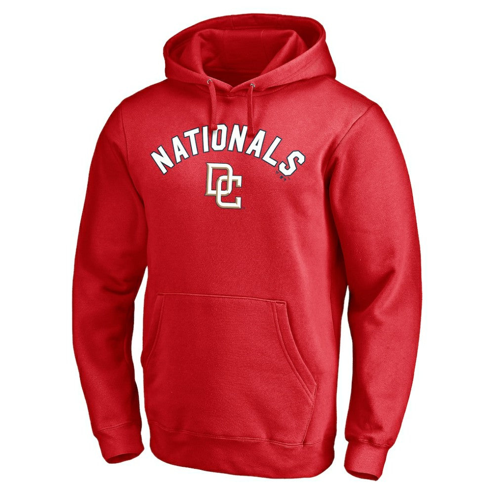 Red Washington Nationals Cooperstown Winning Streak Personalized Name & Number Pullover Hoodie