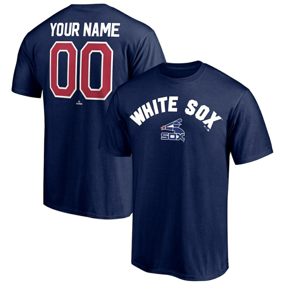 Navy Chicago White Sox Cooperstown Winning Streak Personalized Name & Number T-Shirt