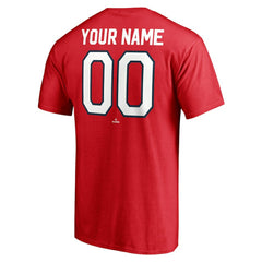 Red Washington Nationals Cooperstown Winning Streak Personalized Name & Number T-Shirt
