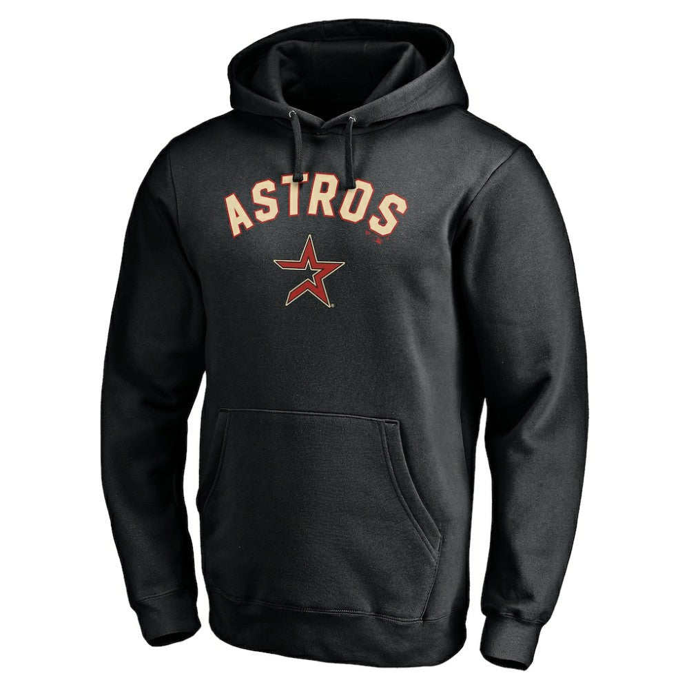 Black Houston Astros Cooperstown Winning Streak Alternate Personalized Name & Number Pullover Hoodie