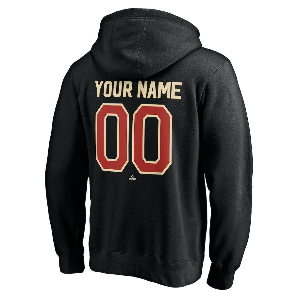 Black Houston Astros Cooperstown Winning Streak Alternate Personalized Name & Number Pullover Hoodie