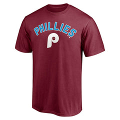 Burgundy Philadelphia Phillies Cooperstown Winning Streak Alternate Personalized Name & Number T-Shirt