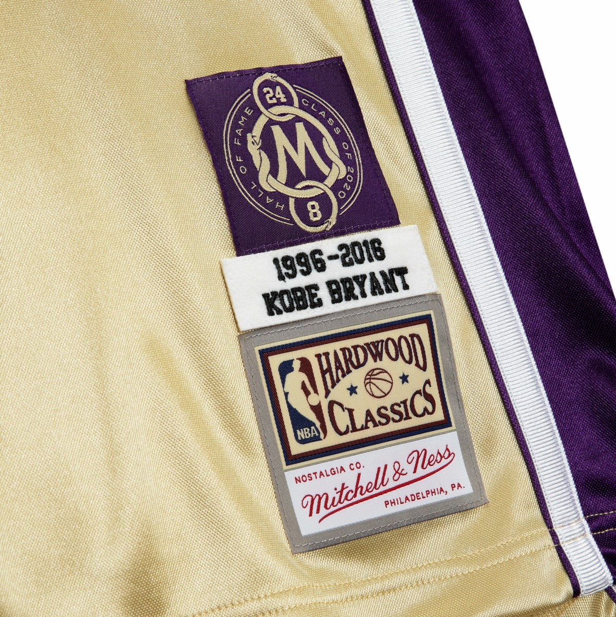 Mitchell & Ness Kobe Bryant Los Angeles Lakers Hall of Fame Class of 2020 #8 Authentic Jersey