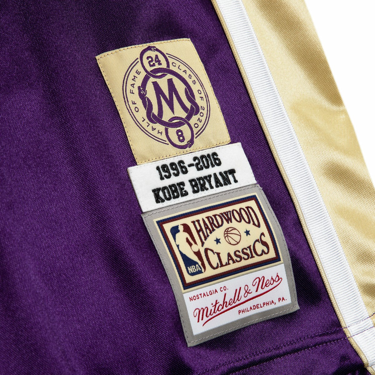 Mitchell & Ness Kobe Bryant Los Angeles Lakers Hall of Fame Class of 2020 #8 Authentic Jersey