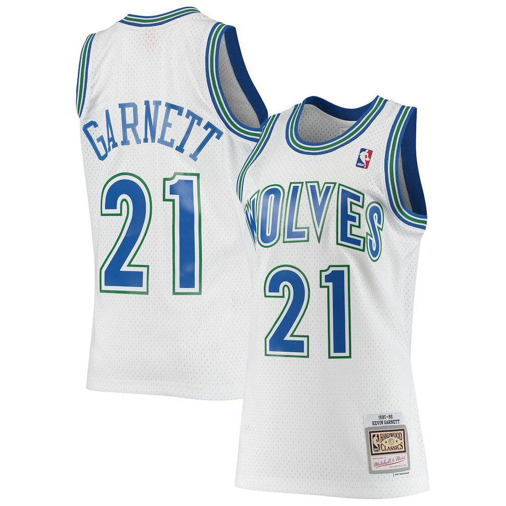 Mitchell & Ness Kevin Garnett Minnesota Timberwolves 1995/96 Hardwood Classics Swingman Jersey