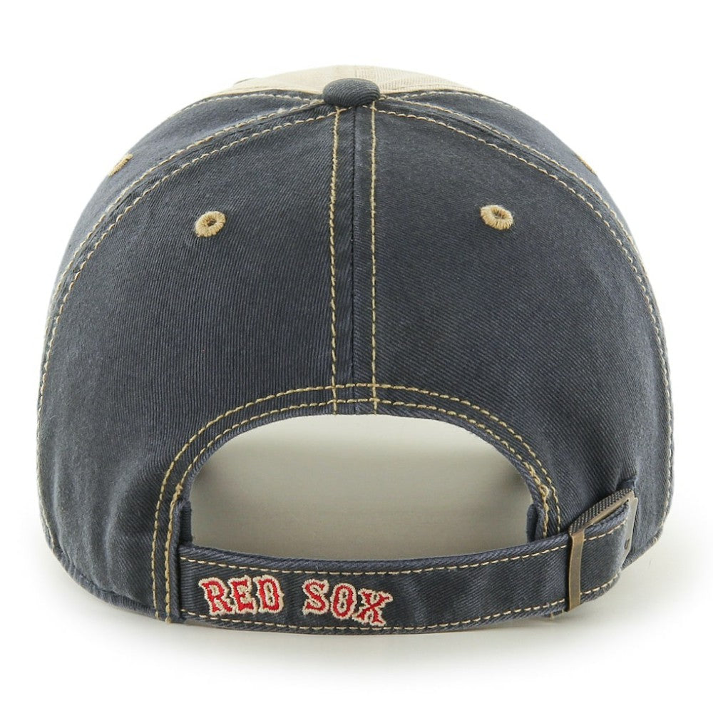 White/Navy Boston Red Sox '47 Yosemite Freshman Clean Up Adjustable Hat
