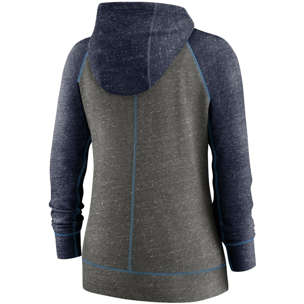 Women's Gym Vintage Raglan Full-Zip Hoodie - Tennessee Titans Hoodies