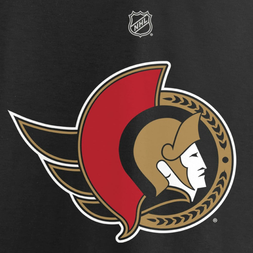 NHL Brady Tkachuk Ottawa Senators Fanatics Women's Authentic Stack Name & Number V-Neck T-Shirt