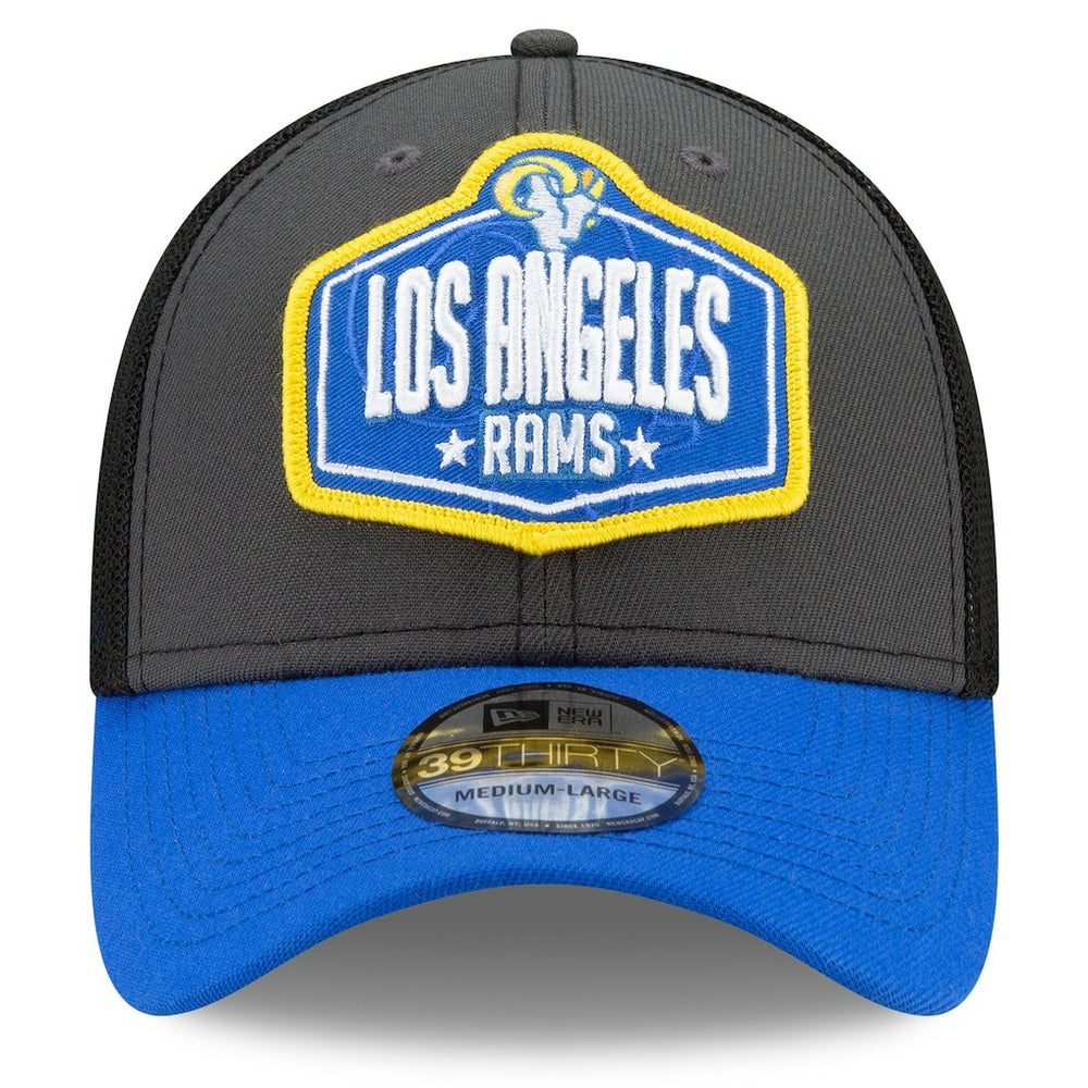 2021 NFL Draft Trucker 39THIRTY Flex Hat - Los Angeles Rams Hats