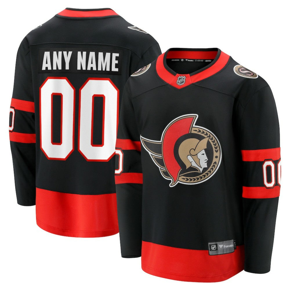 NHL Ottawa Senators Fanatics Home Custom Breakaway Jersey