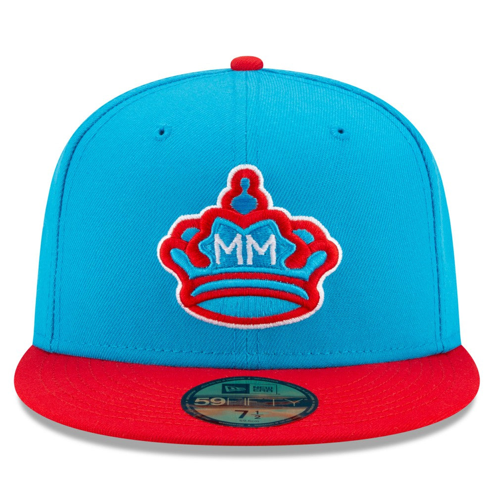 Blue/Red Miami Marlins New Era 2021 City Connect 59FIFTY Fitted Hat
