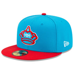 Blue/Red Miami Marlins New Era 2021 City Connect 59FIFTY Fitted Hat