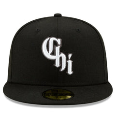 Black Chicago White Sox New Era 2021 City Connect 59FIFTY Fitted Hat