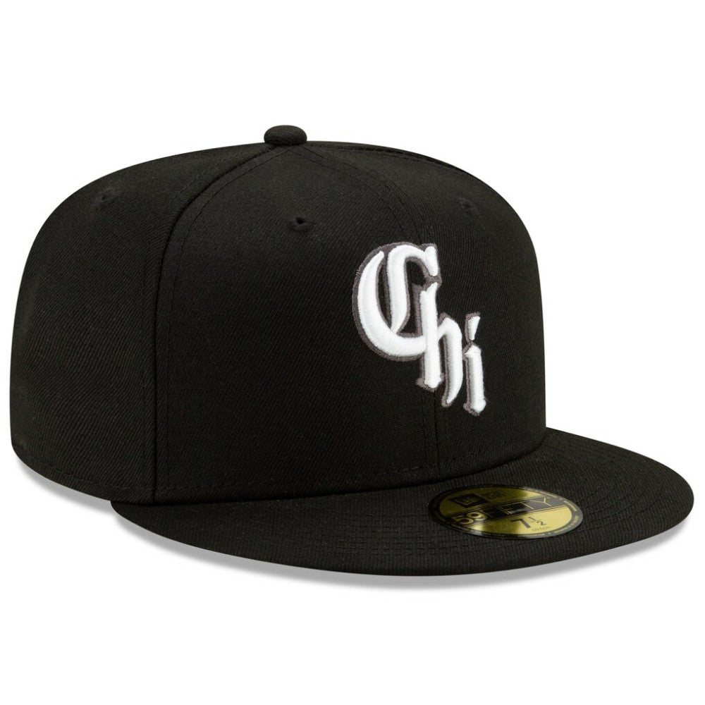 Black Chicago White Sox New Era 2021 City Connect 59FIFTY Fitted Hat