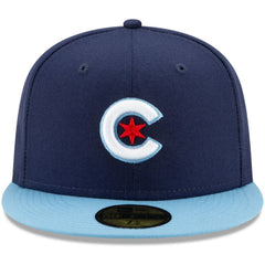 Navy/Light Blue Chicago Cubs New Era 2021 City Connect 59FIFTY Fitted Hat