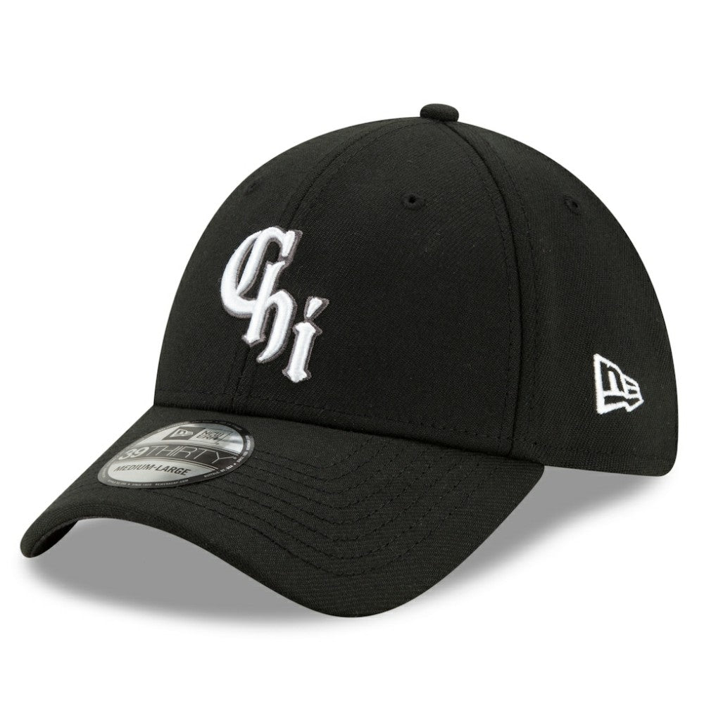 Black Chicago White Sox New Era 2021 City Connect 39THIRTY Flex Hat