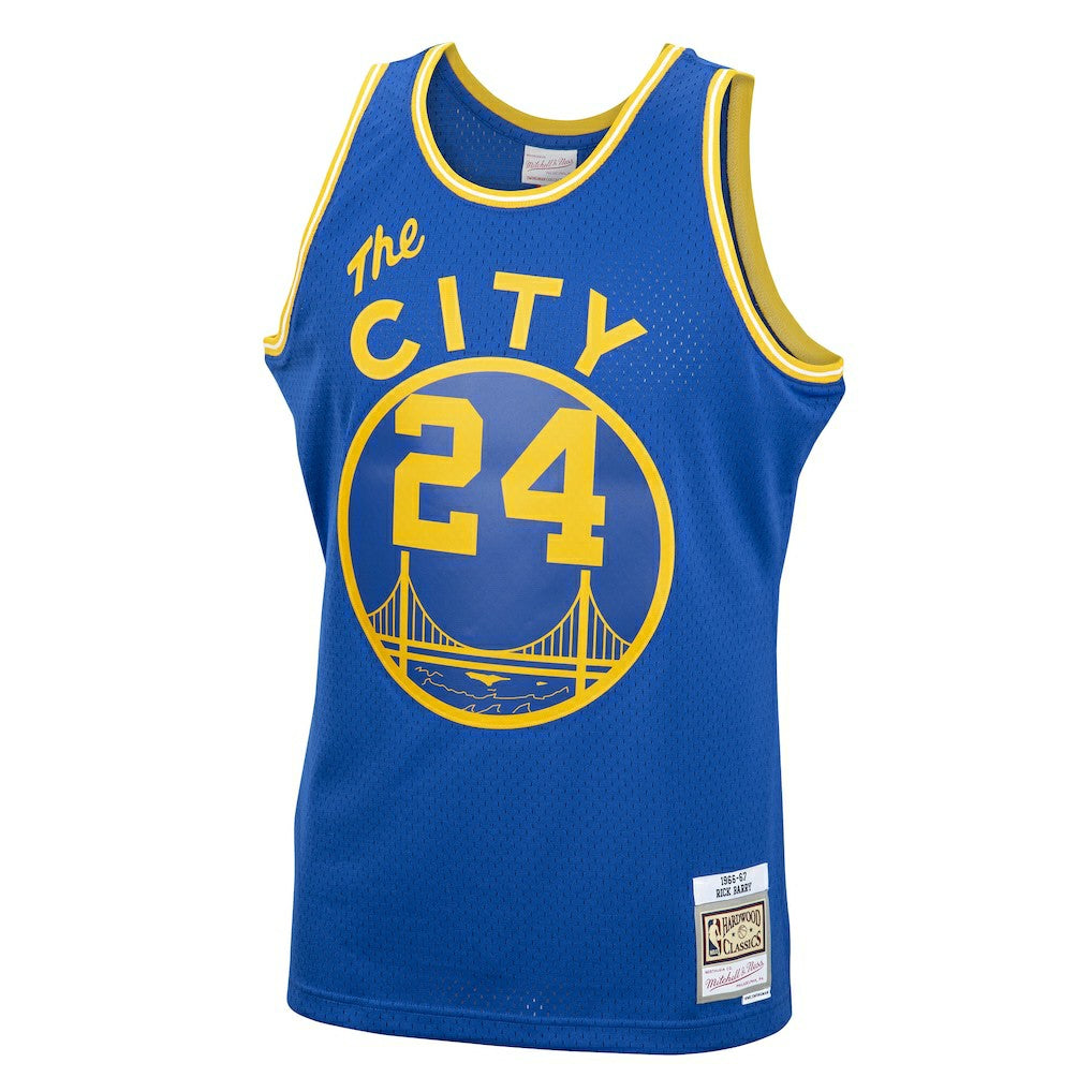 Mitchell & Ness Rick Barry Golden State Warriors 1966/67 Hardwood Classics Swingman Jersey sale