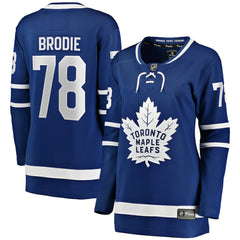 NHL TJ Brodie Toronto Maple Leafs Fanatics Women's Breakaway Player Jersey