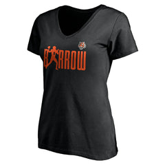 Joe Burrow  Women's Checkdown V-Neck T-Shirt - Cincinnati Bengals T-shirts