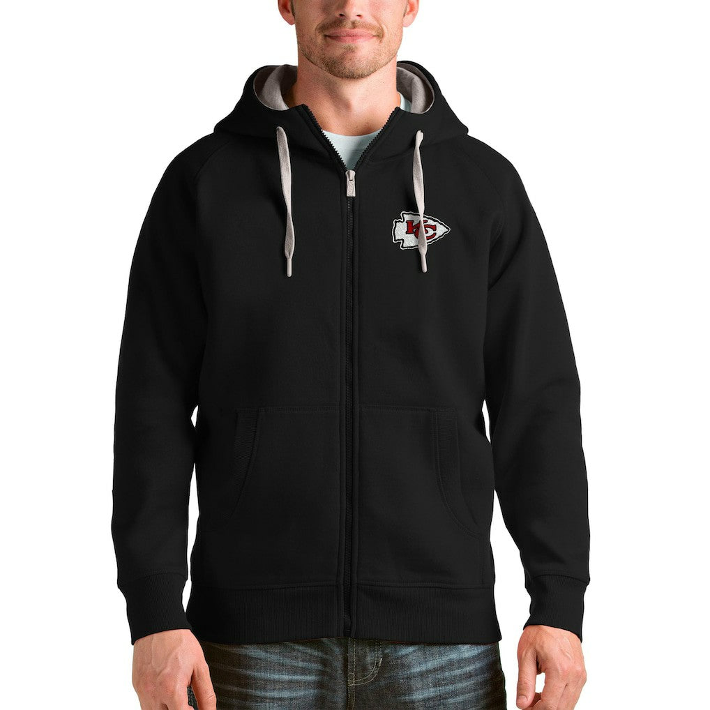 Antigua Victory Full-Zip Hoodie - Kansas City Chiefs Hoodies