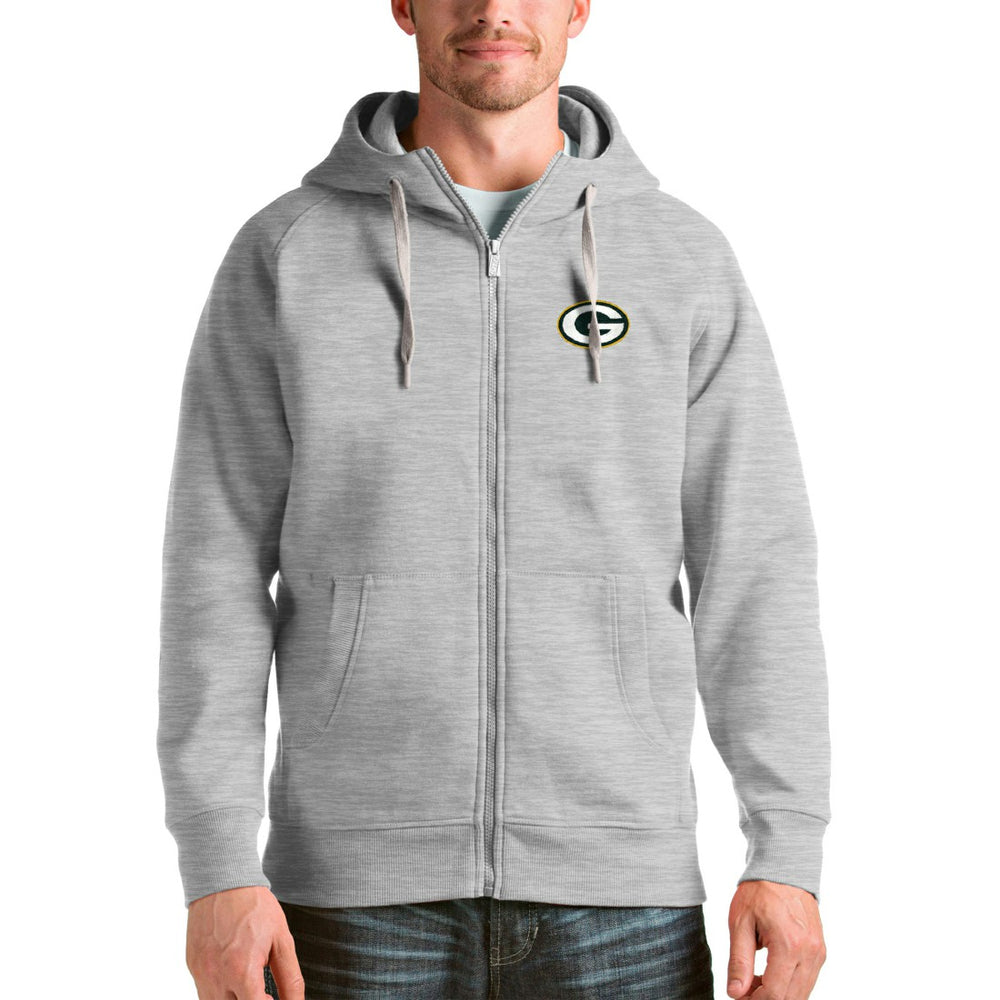 Antigua Victory Full-Zip Hoodie - Green Bay Packers Hoodies