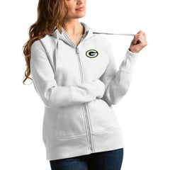 Antigua Women's Victory Full-Zip Hoodie - Green Bay Packers Hoodies